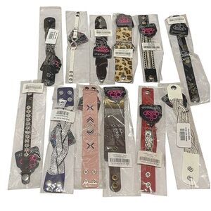 Paparazzi Fashion Costume Jewelry Assorted Snap Bracelets Set Of 12 Boho Elegant